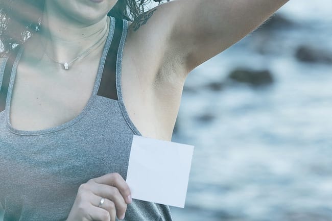 home remedies for body odor woman shaving under arms