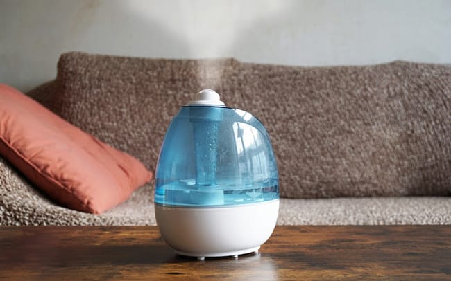humidifier or air improver in living room to improve indoor climate