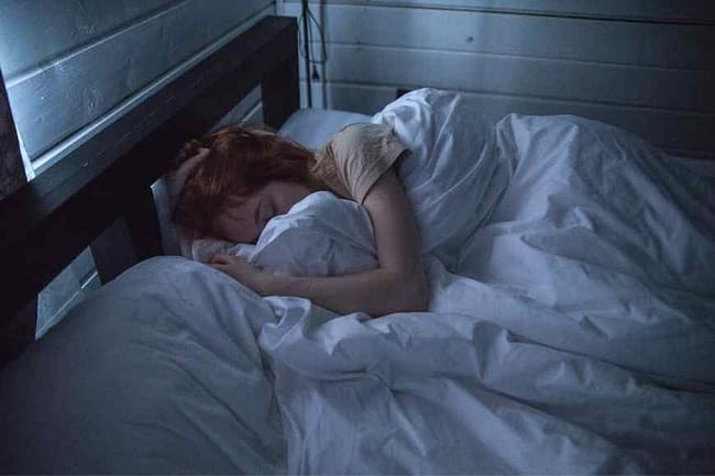 Person Getting Good Sleep
