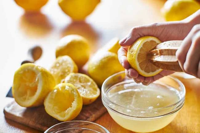 Lemon juice for hair loss
