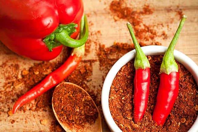 Cayenne pepper for better blood circulation